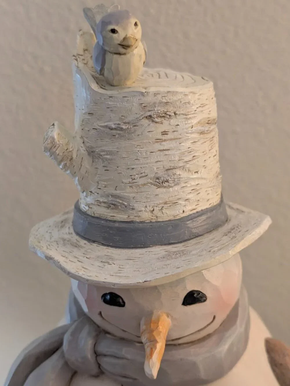LARGE Jim Shore winter woodland 19” Snowman, beautiful condition, indoor/outdoor